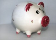 可爱的猪型存钱罐图片