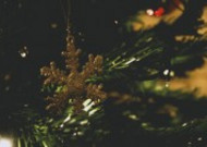圣诞树上的一些小饰品图片