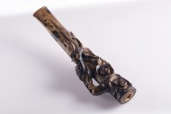复古木质雕刻烟嘴图片