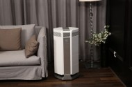 白色家用空气净化器图片