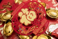 新年福气金元宝图片大全