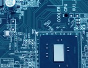 密集的电子芯片电路板图片