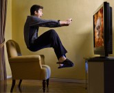 客厅里的电视机图片