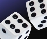 黑白骰子图片