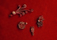 复古的旗袍扣图片