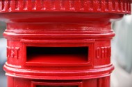 红色邮筒图片