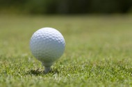 高尔夫球特写图片