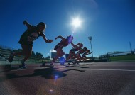 运动员赛跑图片大全