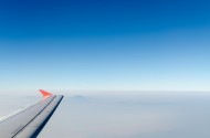 高空中的机翼图片大全