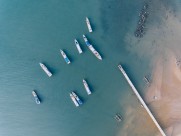 漂亮的码头俯瞰图片