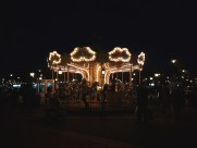 游乐场里的旋转木马图片大全