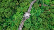 航拍长城图片