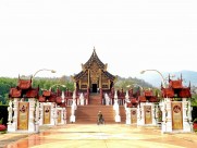 清迈寺庙建筑图片