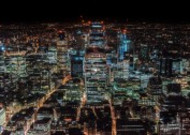 夜幕中的城市图片