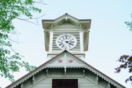 日本札幌市的钟楼图片