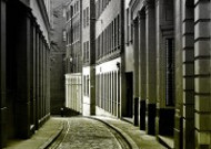 城市的小巷图片