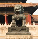 用于镇宅的铜狮图片