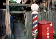 居民生活小巷特写图片