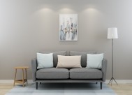 简洁沙发陈列图片