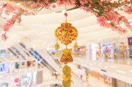 商场新年喜庆装饰图片