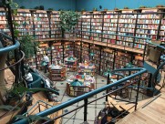 装修考究的图书馆图片大全