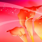 马蹄莲家居三联画图片