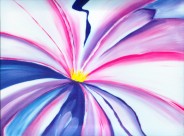 油画花朵三联画图片