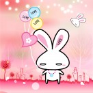 可爱卡通三联画图片