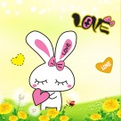 可爱卡通三联画图片