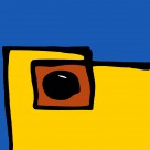 三联涂鸦无框画图片