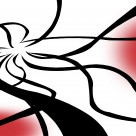 三联涂鸦无框画图片