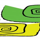 三联涂鸦无框画图片