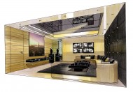 北京富力湾手绘透视图H1图片