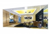 北京富力湾手绘透视图H2图片