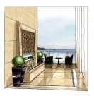 珠海棕榈海岸项目手绘稿1图片大全