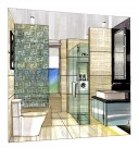 珠海棕榈海岸项目手绘稿2图片