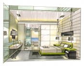 珠海棕榈海岸项目手绘稿3图片