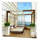 珠海棕榈海岸项目手绘稿3图片