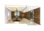 中海金沙湾室内手绘1图片