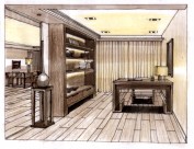 珠海东方傲景峰室内手绘图片