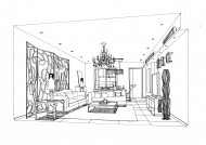 中山百合深化手绘图片大全