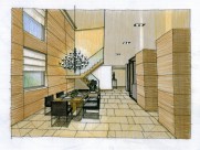 武汉水岸星城室内手绘稿图片