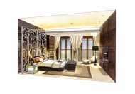 中山華發庄園二期室内手绘图片