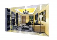 合景上城湾畔室内设计手绘图片