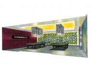 合景上城湾畔室内设计手绘图片