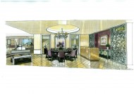 比华丽山别墅室内设计手绘图片