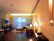 擎天半岛客厅样板图片