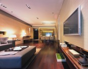 擎天半岛客厅样板图片