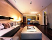 擎天半岛客厅样板图片