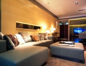 擎天半岛客厅样板图片